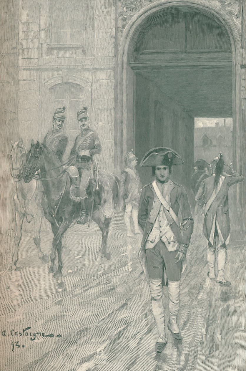 Bonaparte Askeri Okulda, Paris, 1784, 1896 by M. Haider