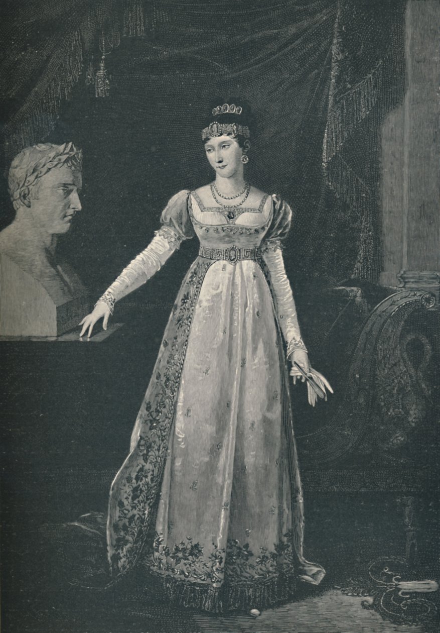 Marie-Pauline Bonaparte - Madam Leclerc, Prenses Borghese, c1806, 1896 by M. Haider