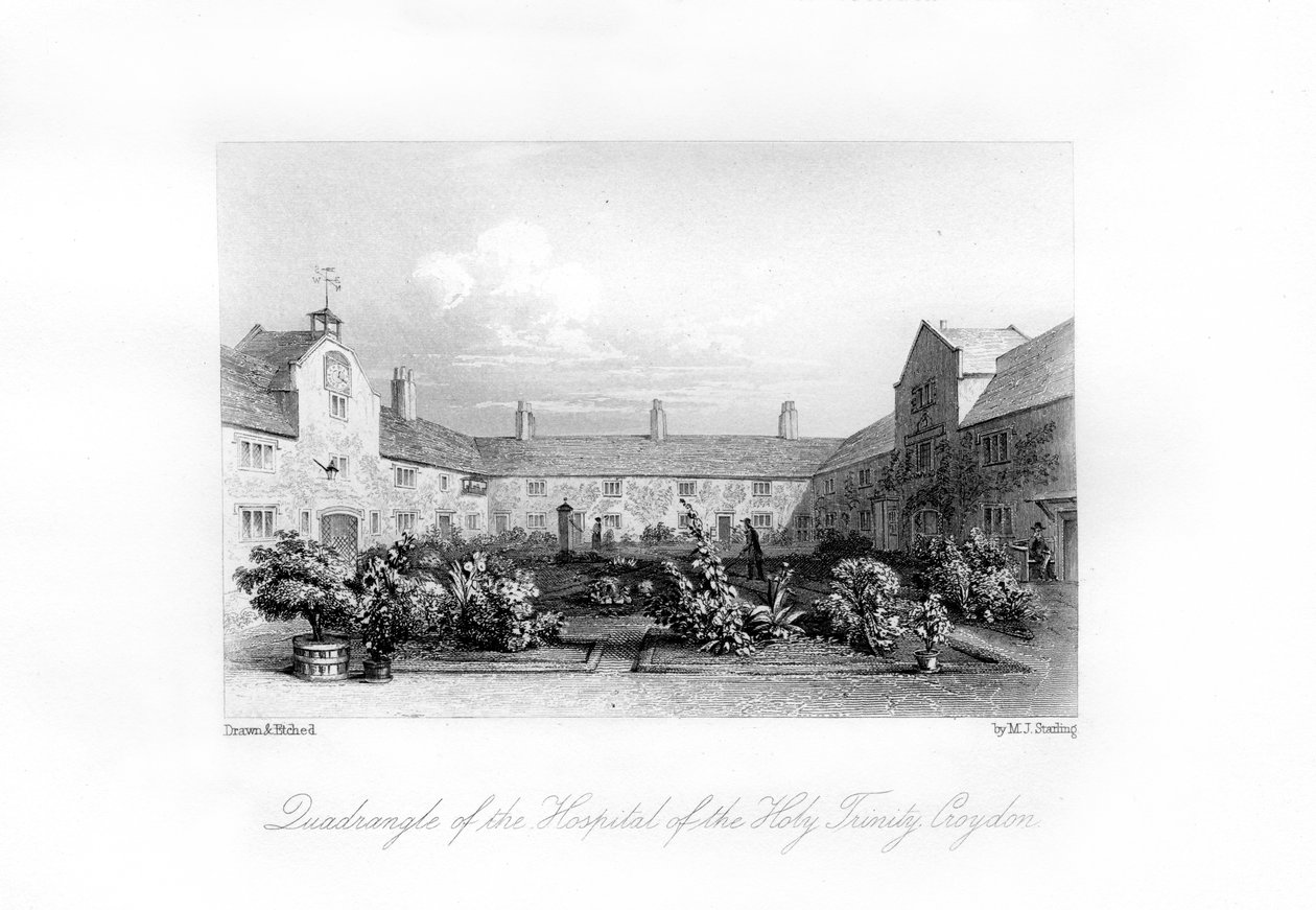 Holy Trinity Hastanesi, Croydon, 1840. by M. J. Starling