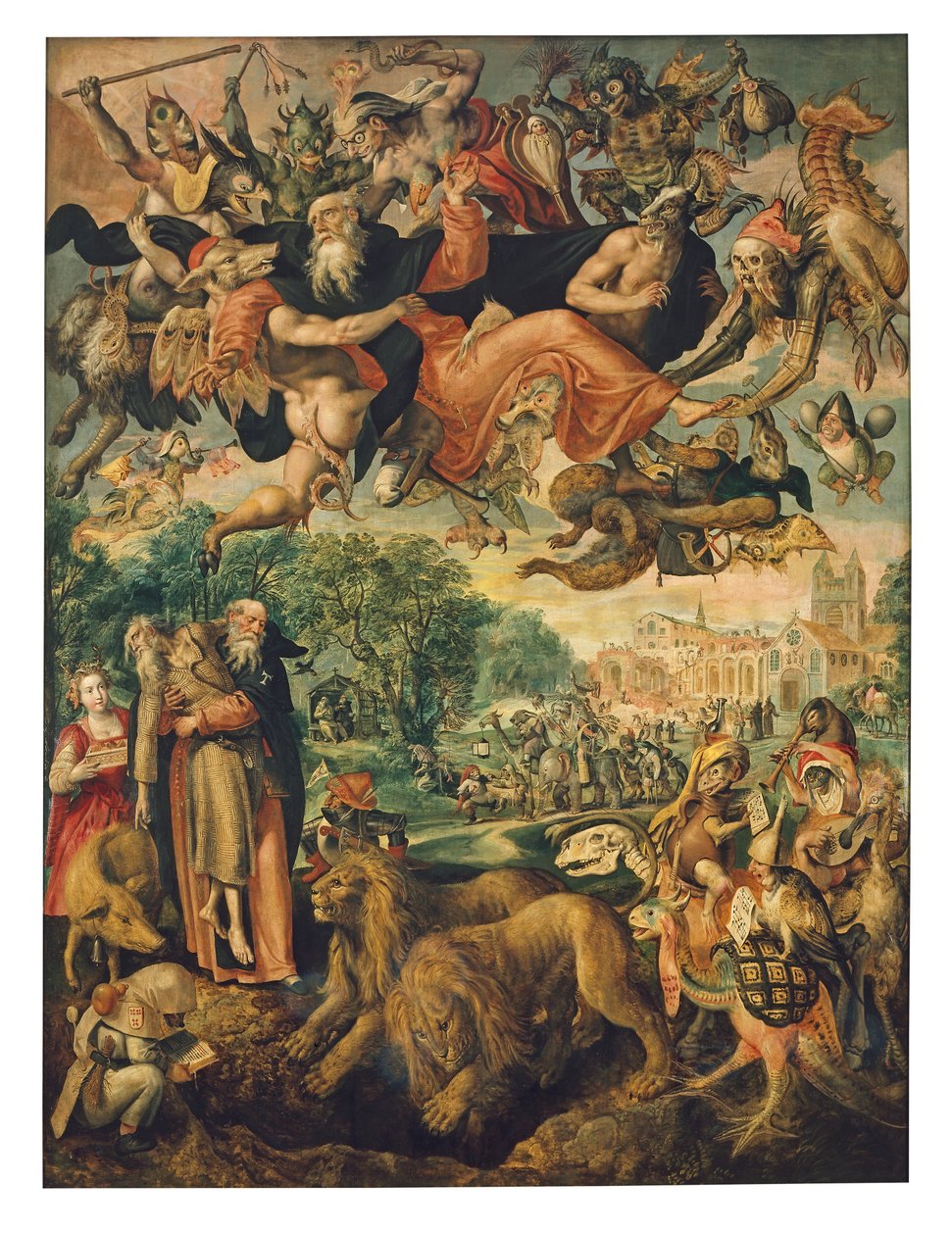 Aziz Antonio Günaha (panel üzerine yağlıboya) by Maarten de Vos