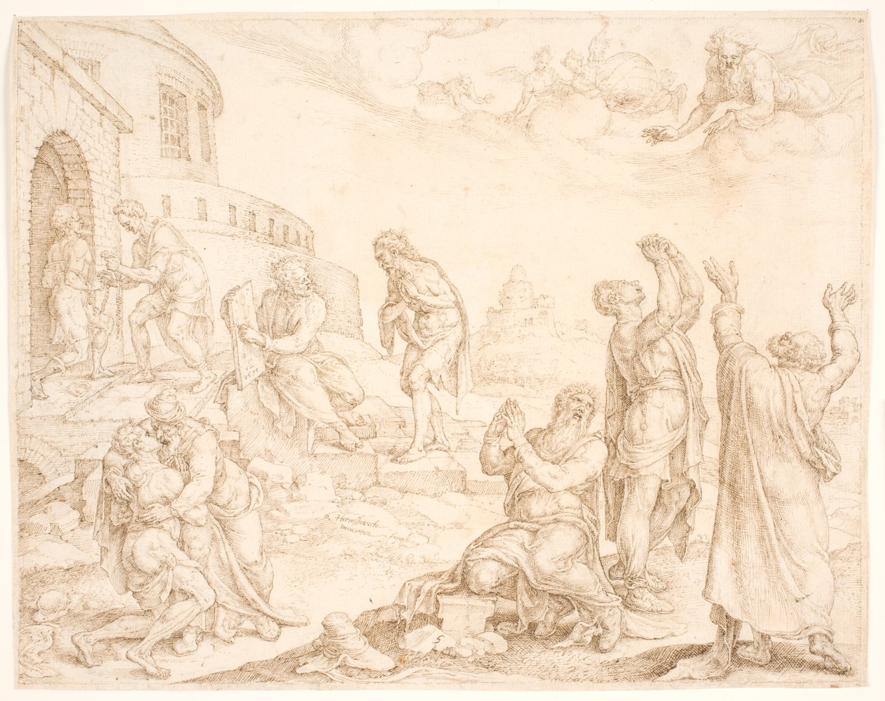 Ve bizi bağışla (og forlad os) by Maarten van Heemskerck