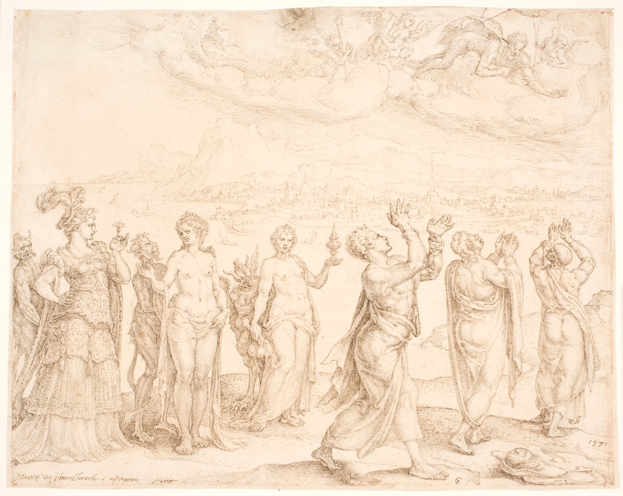 Ne nos induca (bizi yönlendirmeyin) by Maarten van Heemskerck