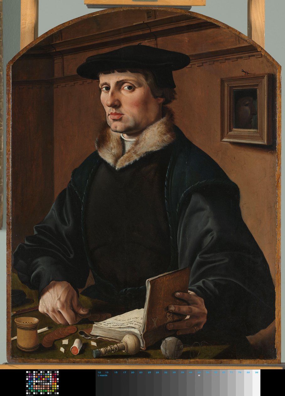 Bir Adamın Portresi, muhtemelen Pieter Gerritsz Bicker Bir Adamın Portresi by Maarten van Heemskerck