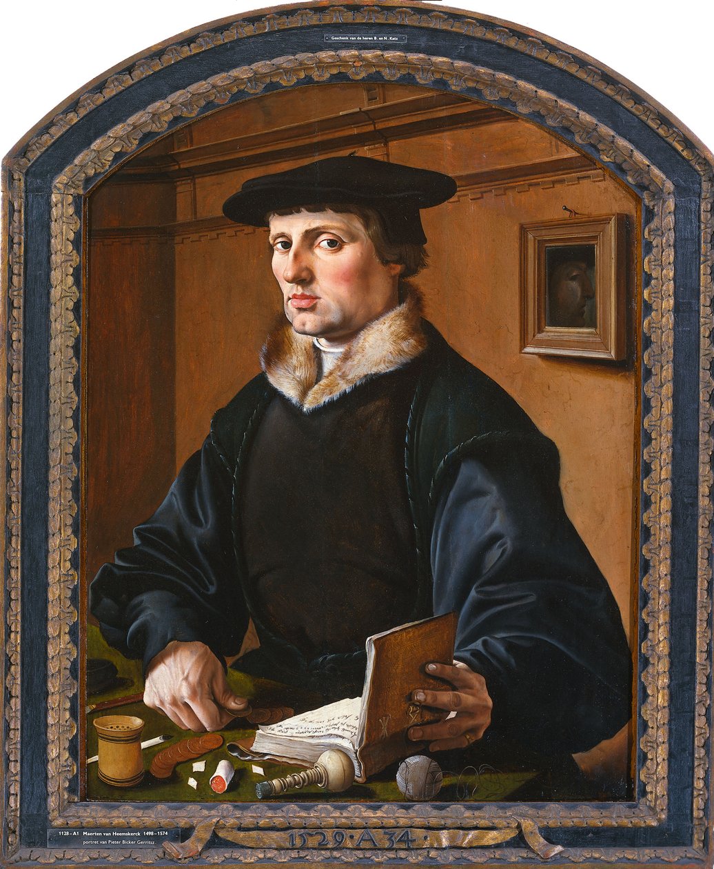Bir adamın portresi, 1529 by Maarten van Heemskerck