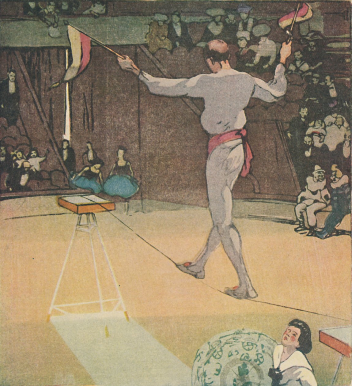 Gerilmiş İp Dansçısı, 1919 by Mabel Alington Royds