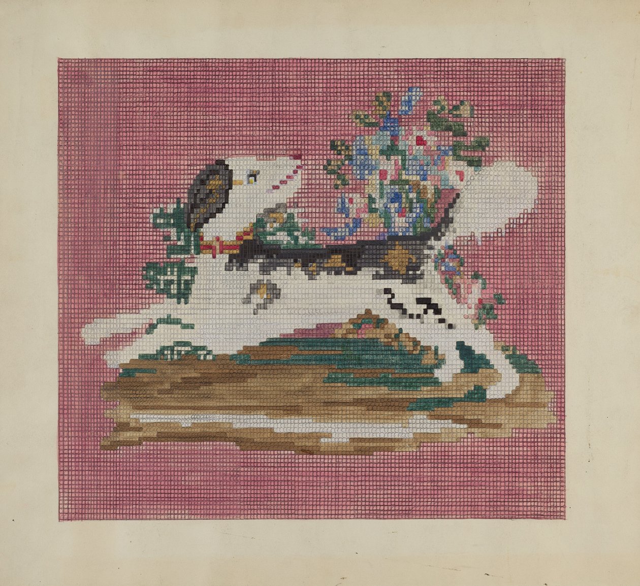 Sandalye Örtüsü, c. 1937. by Mabel Ritter