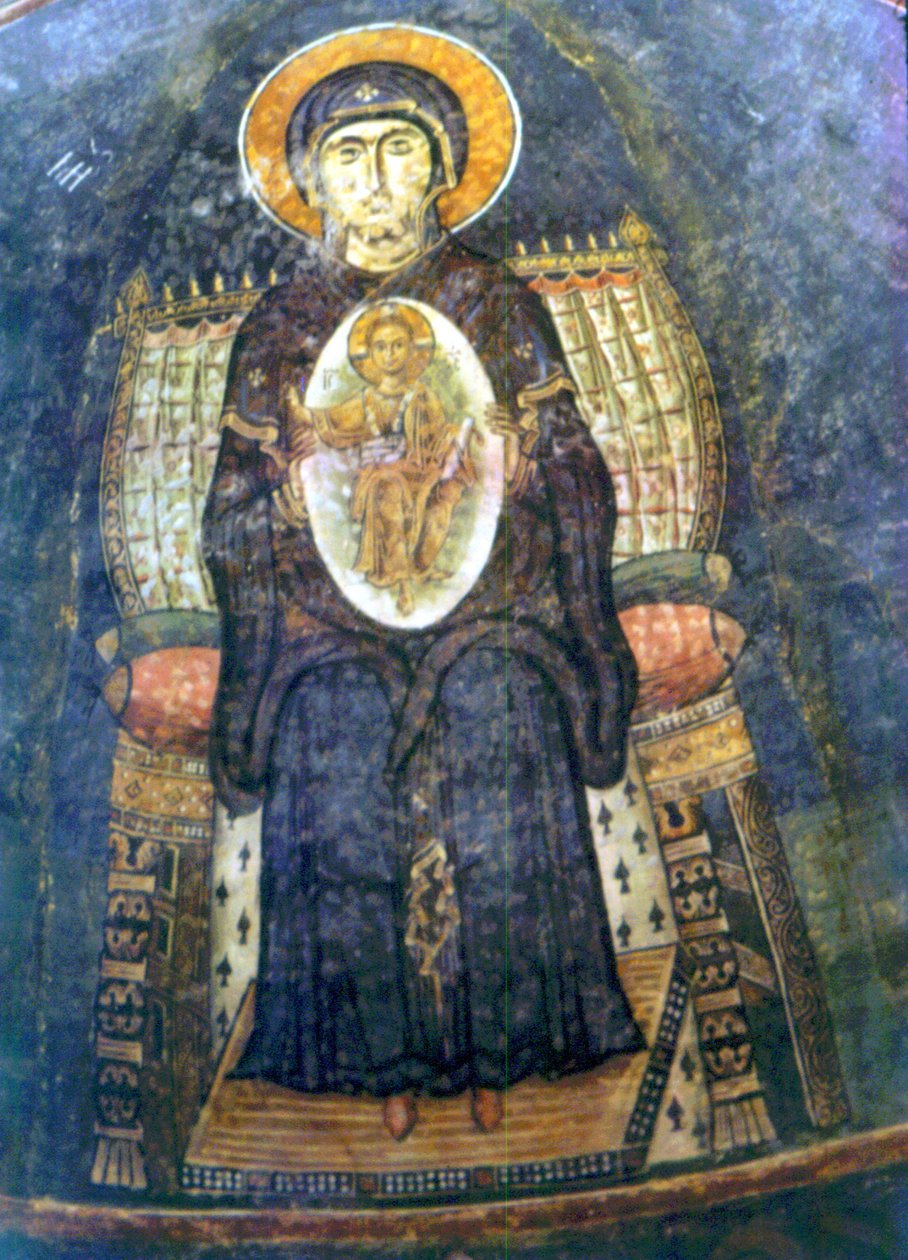 madonna ve çocuk by Macedonian School