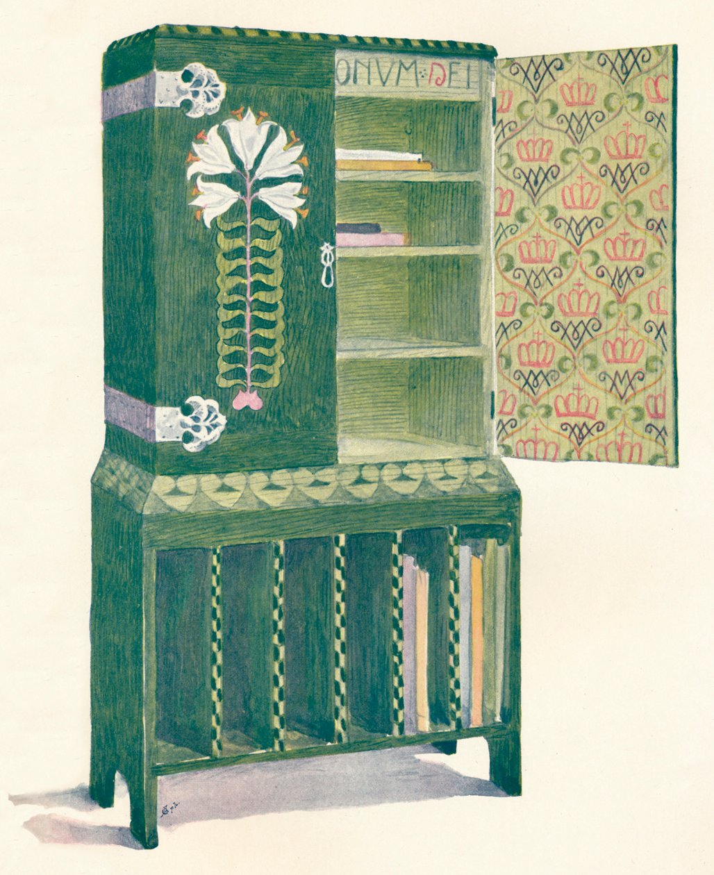 Müzik Dolabı. M. H. Baillie Scott