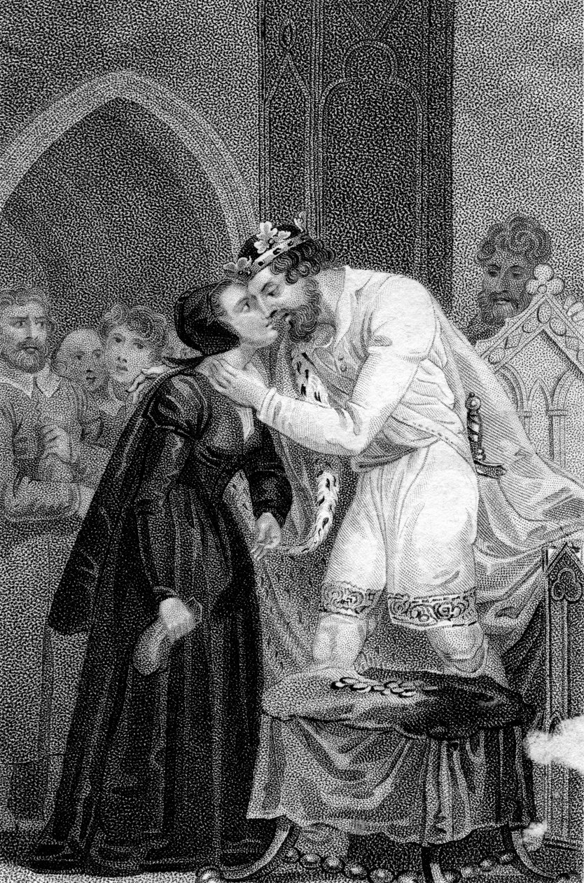 Edward IV dul katkısını alıyor, 15. yüzyıl 19. yüzyıl. by Mackenzie