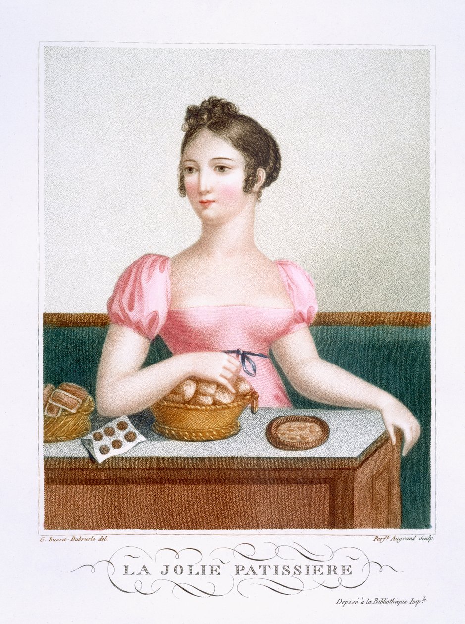 Güzel Pastacı, 1816 dolayları by Madame G. Busset Dubruste