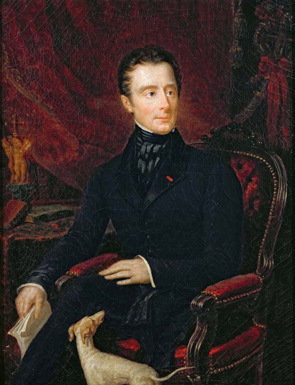 Alphonse de Lamartine (1790-1869)  by Madame de Lamartine