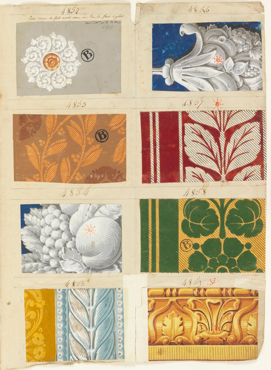 Örnek Kitap (Fransa), 1822–30 by Made by Jacquemart and Bénard