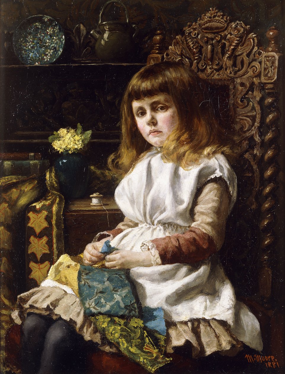 Yorgun Parmaklar, 1881 by Madena Moore