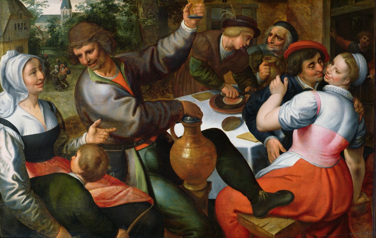 Köylü Bayramı, 1566 by Maerten van Cleve