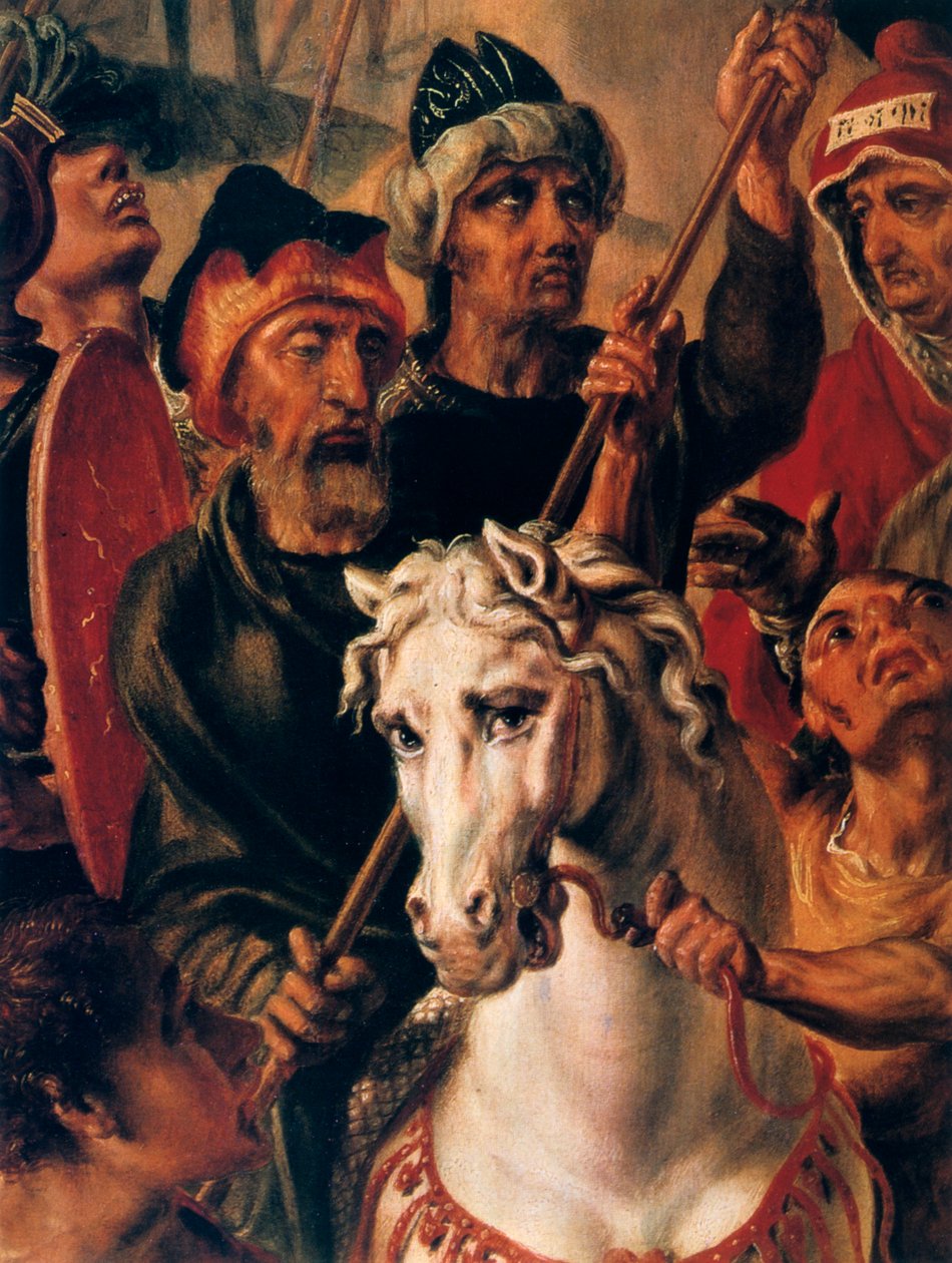 Calvary, orta panelden detay, 1545-1550 by Maerten van Heemskerck