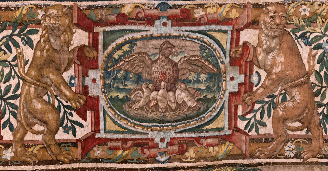 Piskoposluk müzesi (Museo Diocesano). Flaman halısı. Brüksel. Atölye François Geubels. Gideon Serisi Öyküsü. İsrailliler ganimetten paylarını Gideon