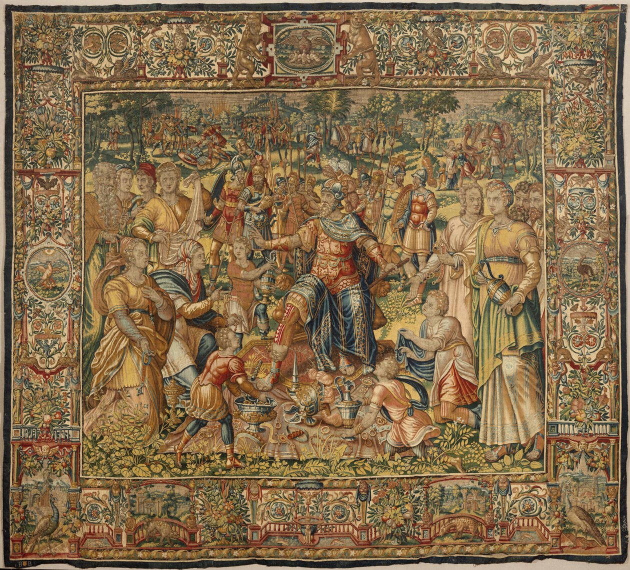 Gideon'un Hikayesi, 16. yüzyılın sonları (ipek ve yün) by Maerten van Heemskerck