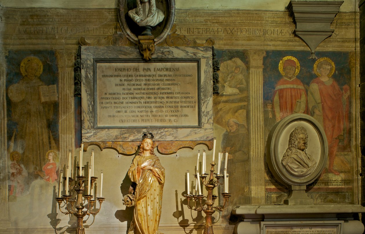 Saint Bernard - Azizler Ansano, Ivo ve Gerard ile Doğuş by Maestro di Signa