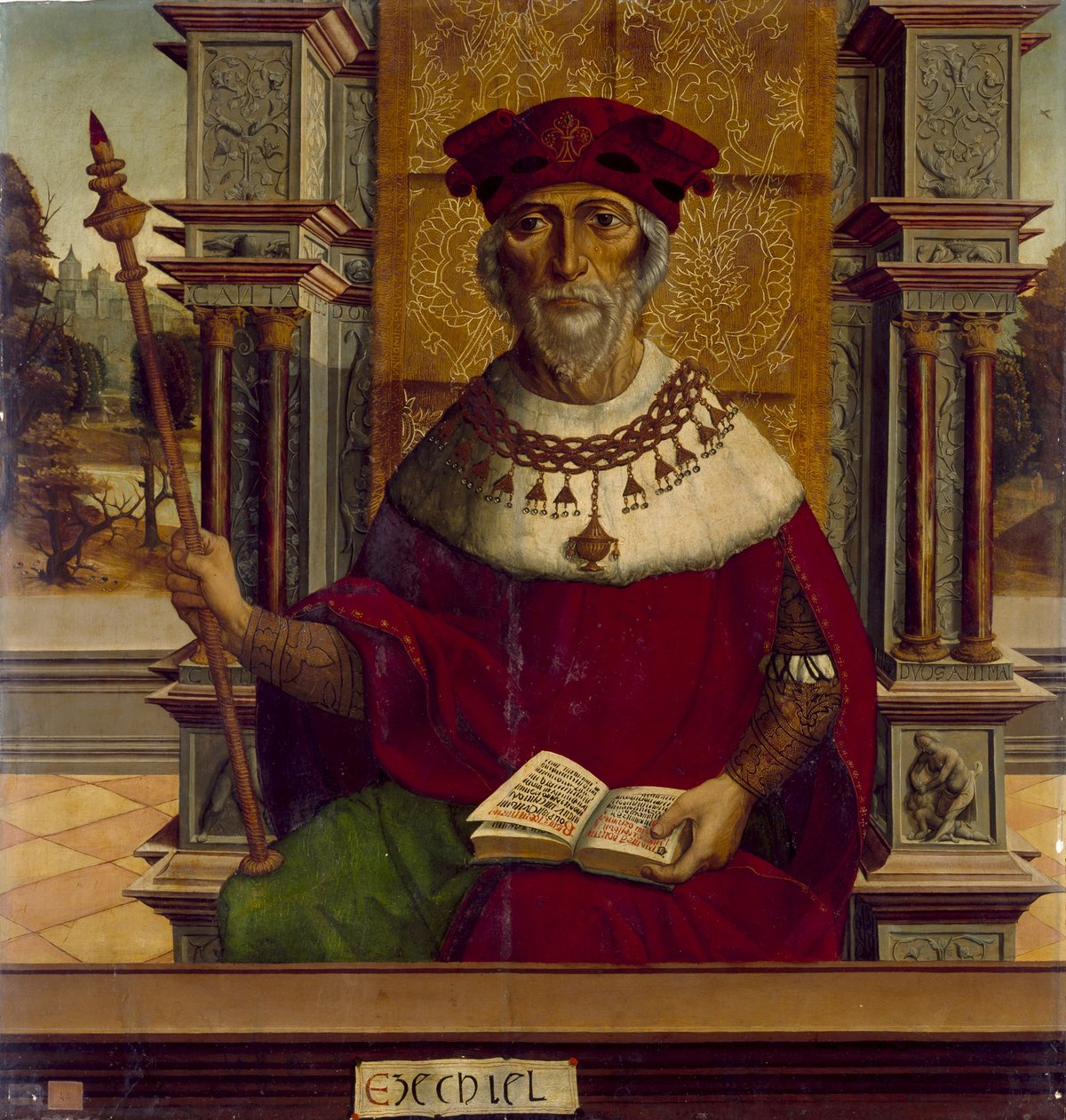 Peygamber Hezekiel, c. 1525 by Maestro de Becerril