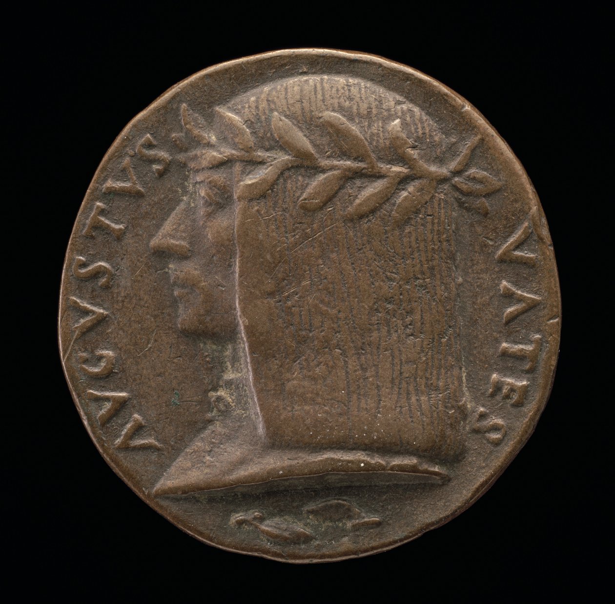 Augusto da Udine Publio Augusto Graziani, Şair ve Astrolog [ön yüz], c. 1519. by Maffeo Olivieri