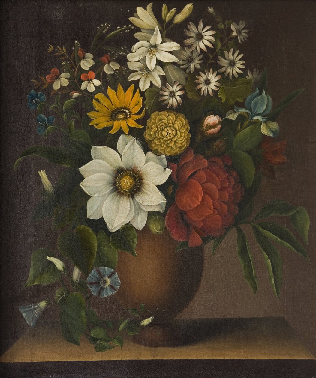 çiçekli vazo by Magdalene Margrethe Bärens