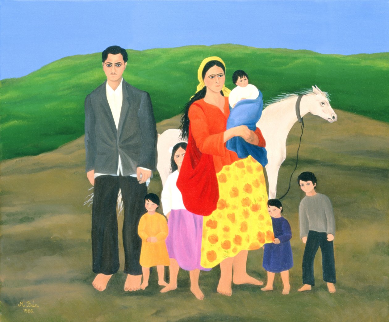 Çingene Ailesi, 1986 by Magdolna Ban
