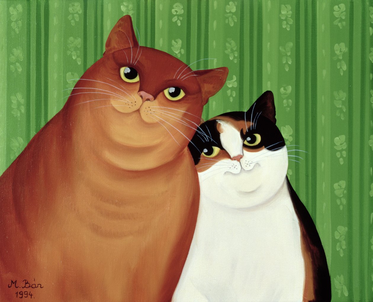Moggies, 1994 by Magdolna Ban