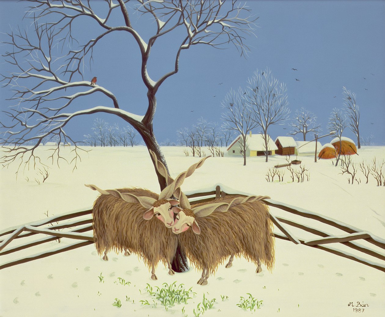 Kışın Baharı, 1987 by Magdolna Ban