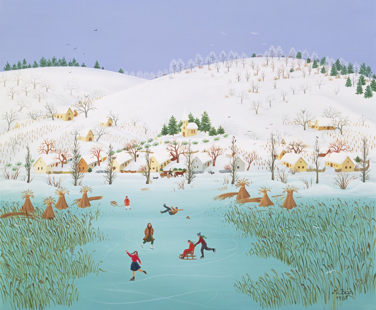 Donmuş Gölde, 1987 by Magdolna Ban