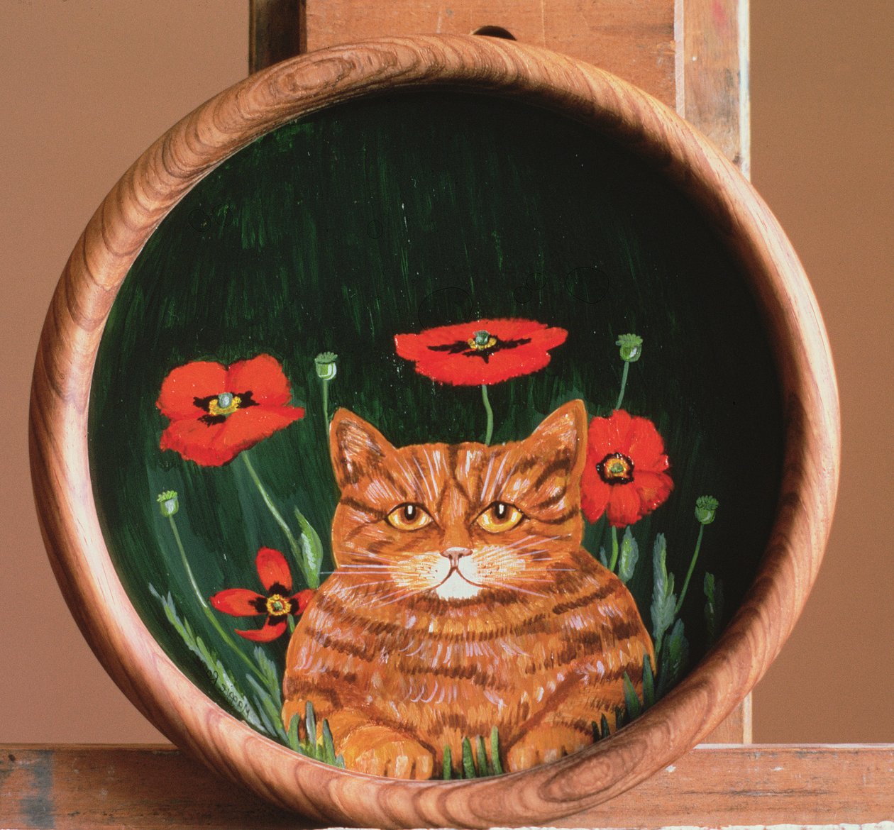 kedi ve haşhaş by Maggie Rowe