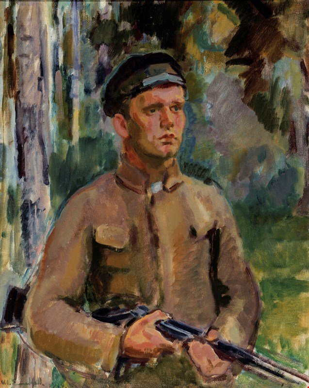 Mtsstajaneglish: Huntersvenska: Uyanış by Magnus Enckell