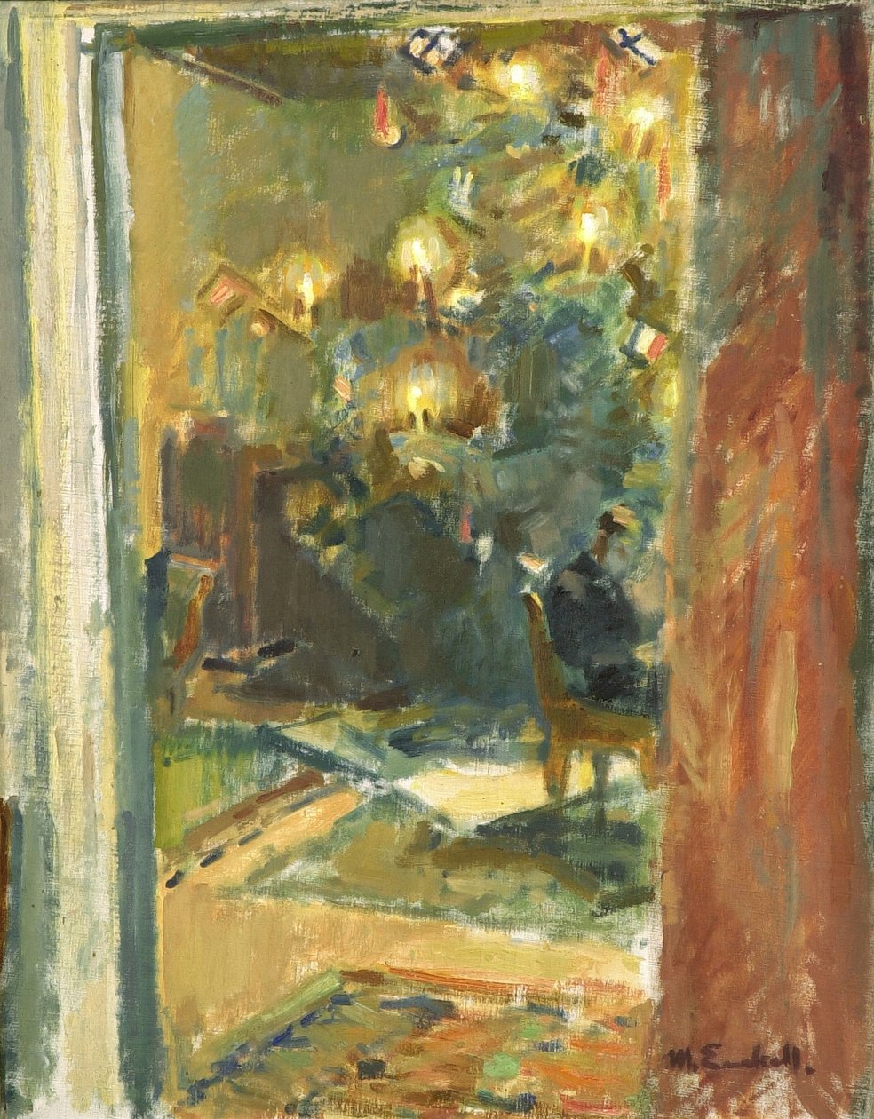 Kilo Malikanesi Salonunda Noel Ağacı, 1920