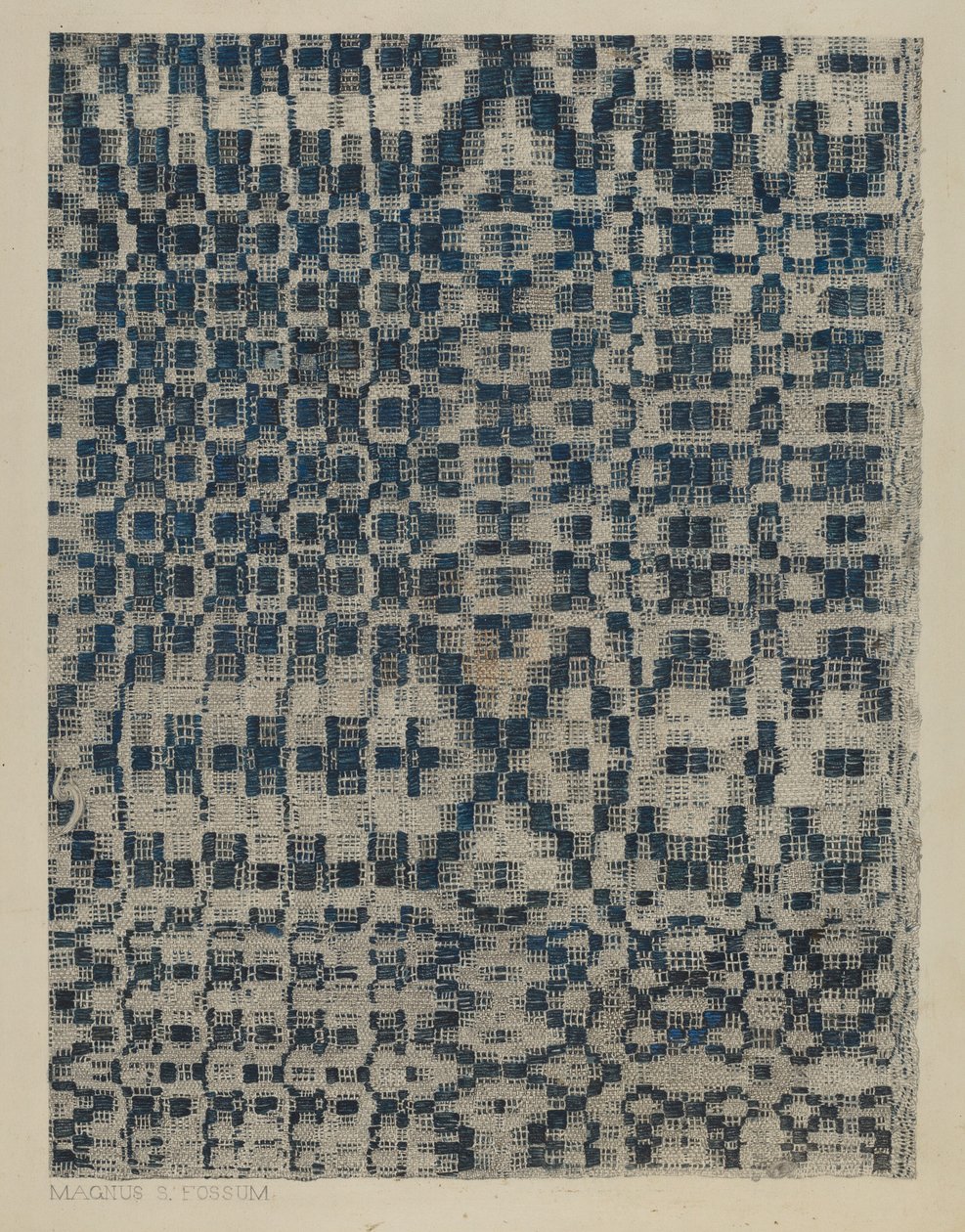 Örtü, c. 1938. by Magnus S. Fossum