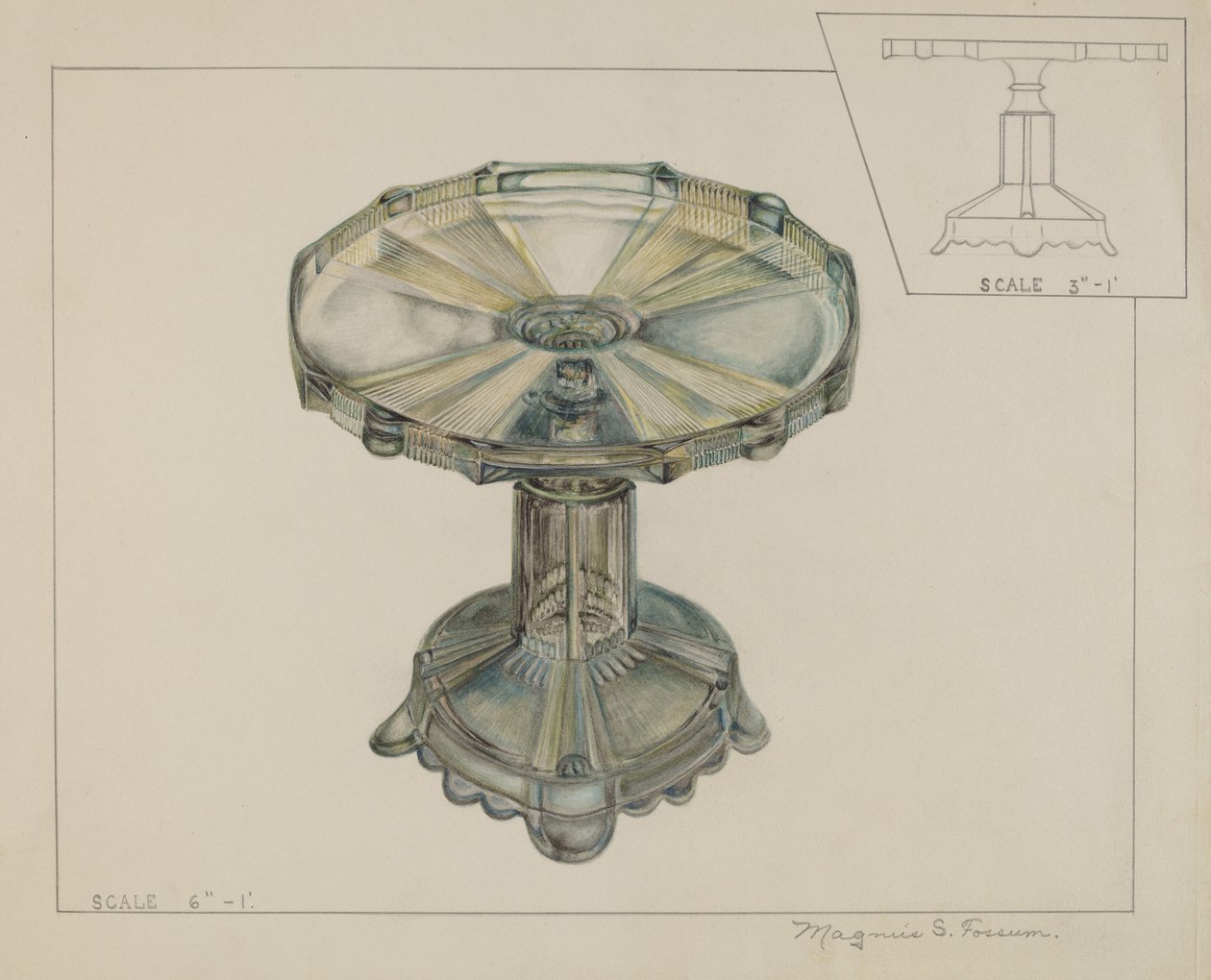 Cam Kek Standı, c. 1936. by Magnus S. Fossum