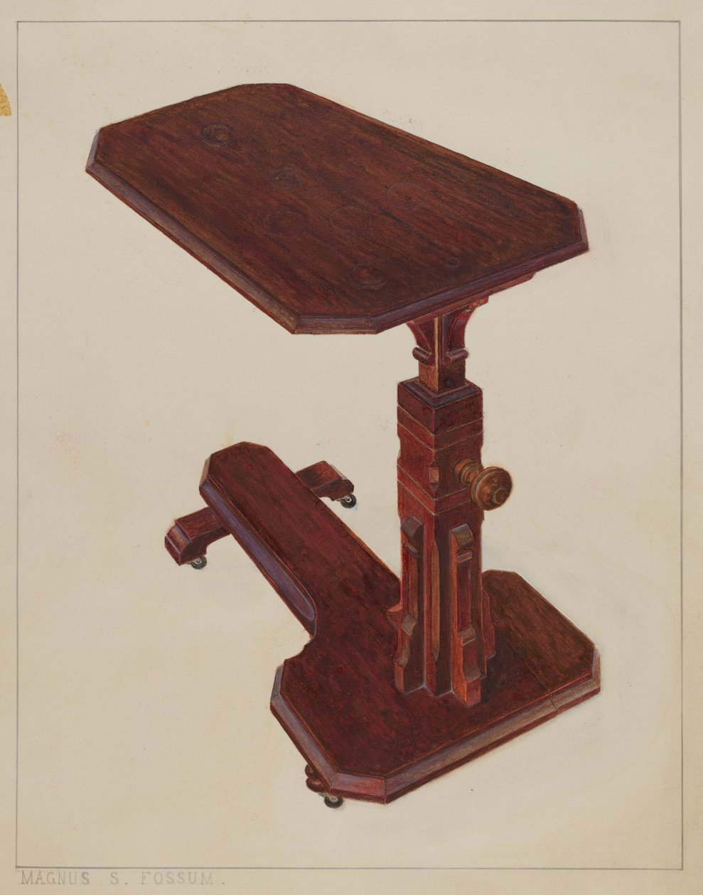 Geçersiz Komidin, c. 1936. by Magnus S. Fossum