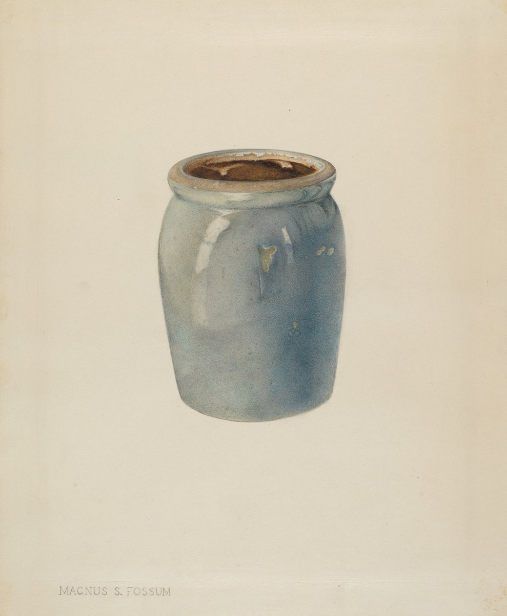 Çömlek Reçel Kavanozu, c. 1938. by Magnus S. Fossum