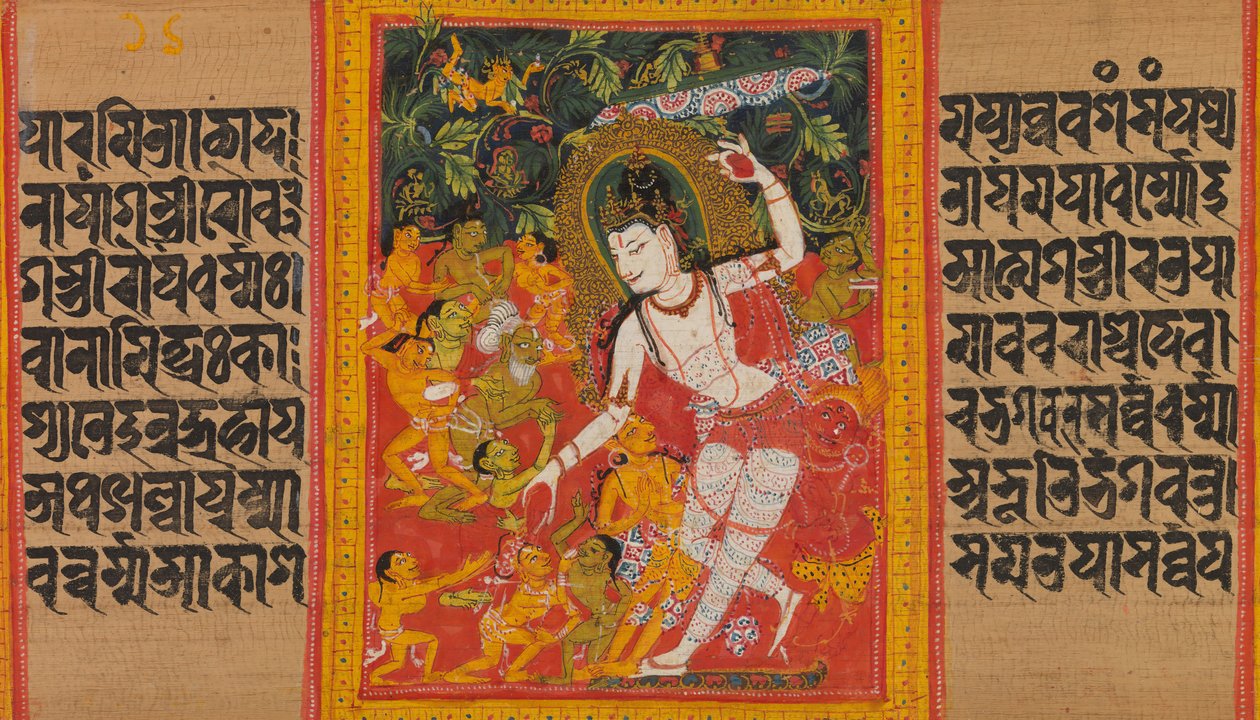 Bodhisattva Avalokiteshvara Nimetleri Dağıtıyor..., 12. yüzyılın başları. by Mahavihara Master