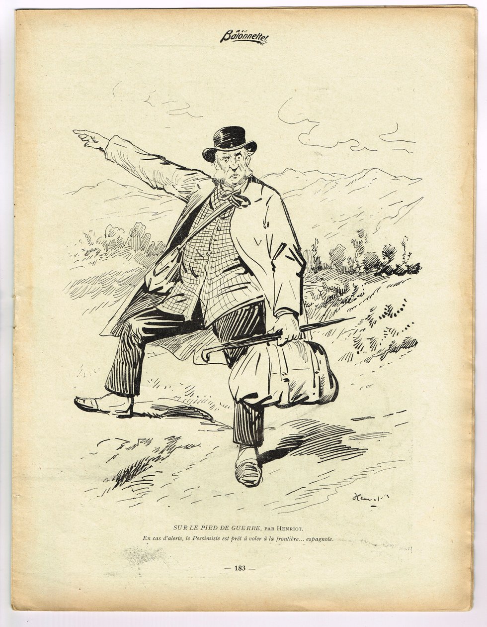 La Baionnette, Renklerde Hiciv by Henri Maigrot