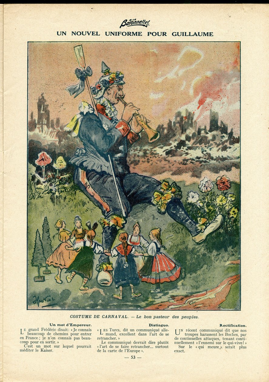 La Baionnette, Renklerde Hiciv by Henri Maigrot