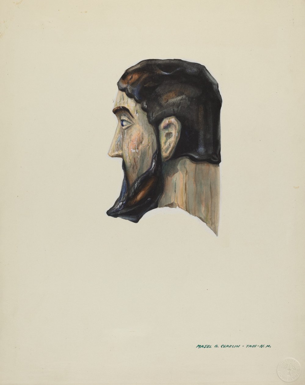 Bulto, c. 1938. by Majel G. Claflin
