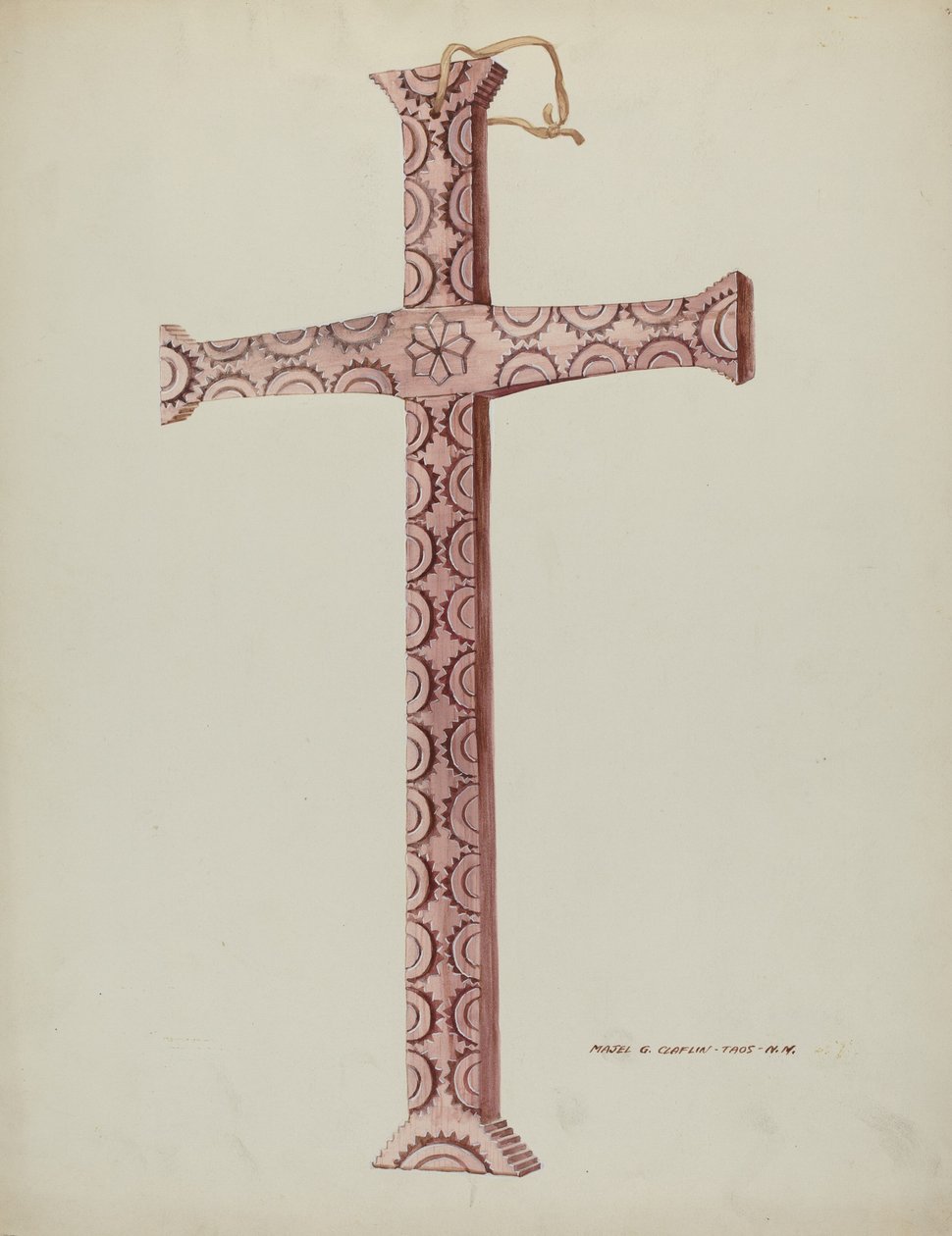 Sedir Haç, c. 1937. by Majel G. Claflin