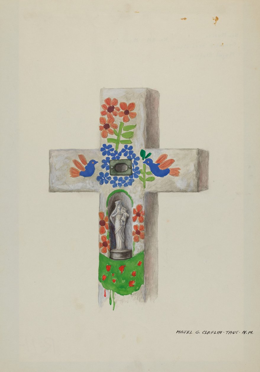 Çimento Baş Taşı, c. 1937. by Majel G. Claflin