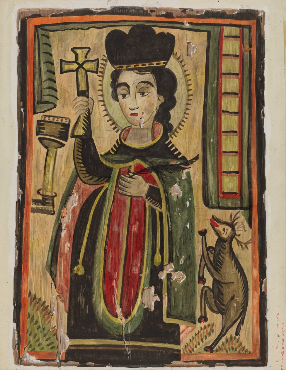 Altarpiece - Aziz Procopius by Majel G. Claflin