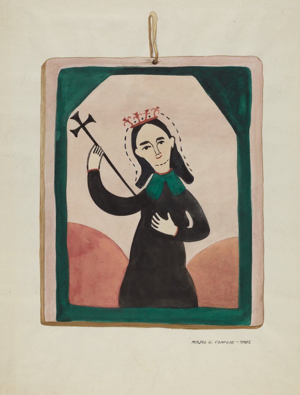 Bakire Altarpiece, c. 1937. by Majel G. Claflin