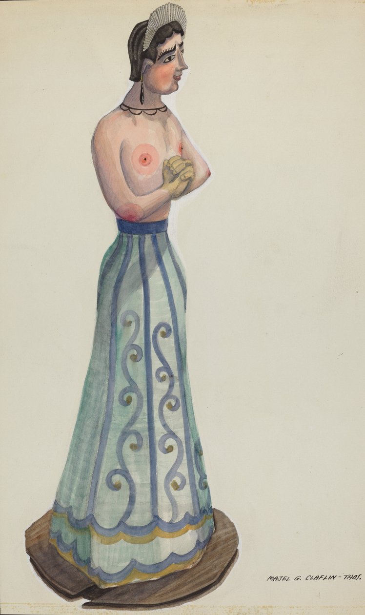 Santa One of Sekiz Bakire Yan Görünüm, c. 1937. by Majel G. Claflin
