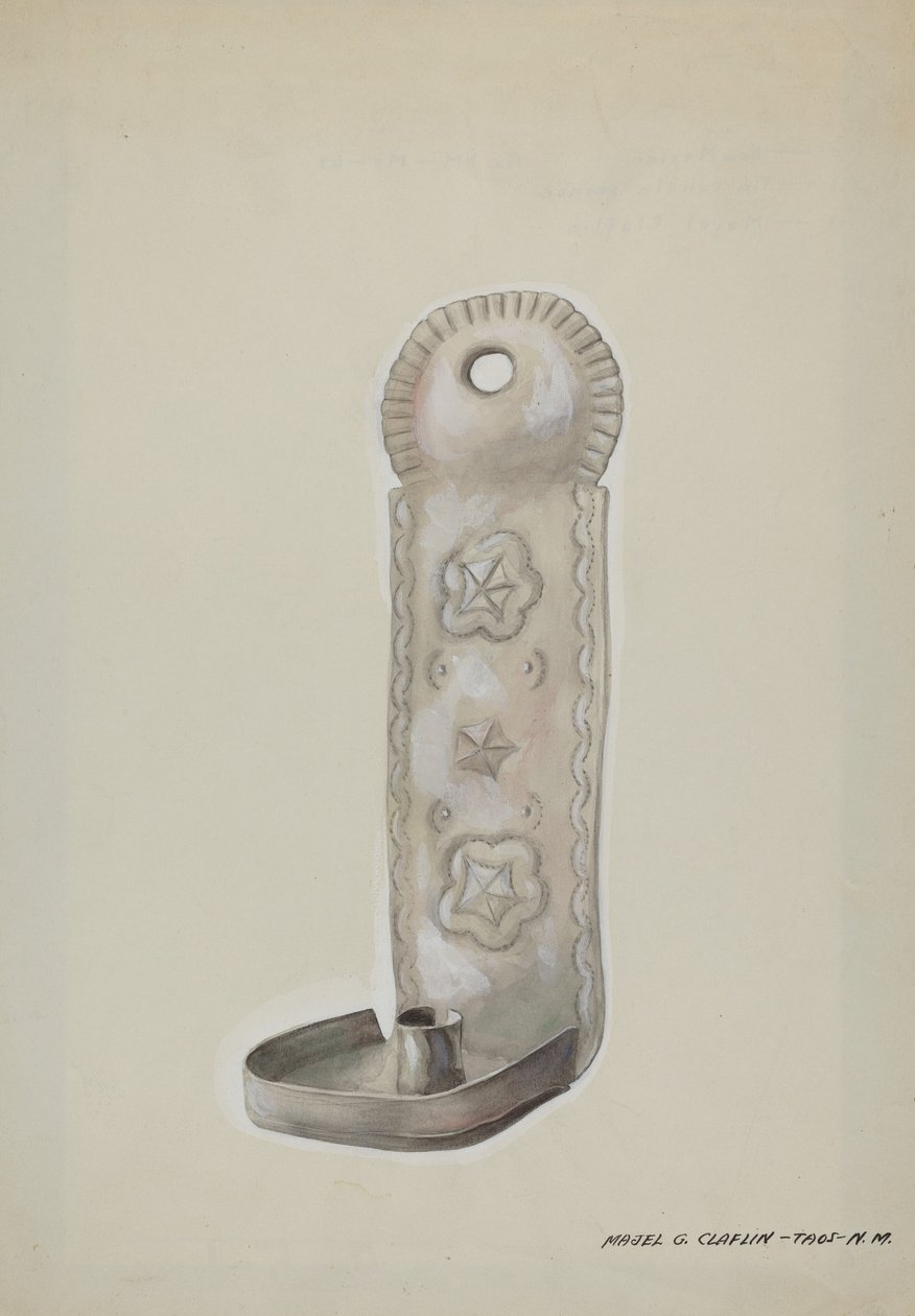 Teneke Mum Aplik, c. 1937. by Majel G. Claflin