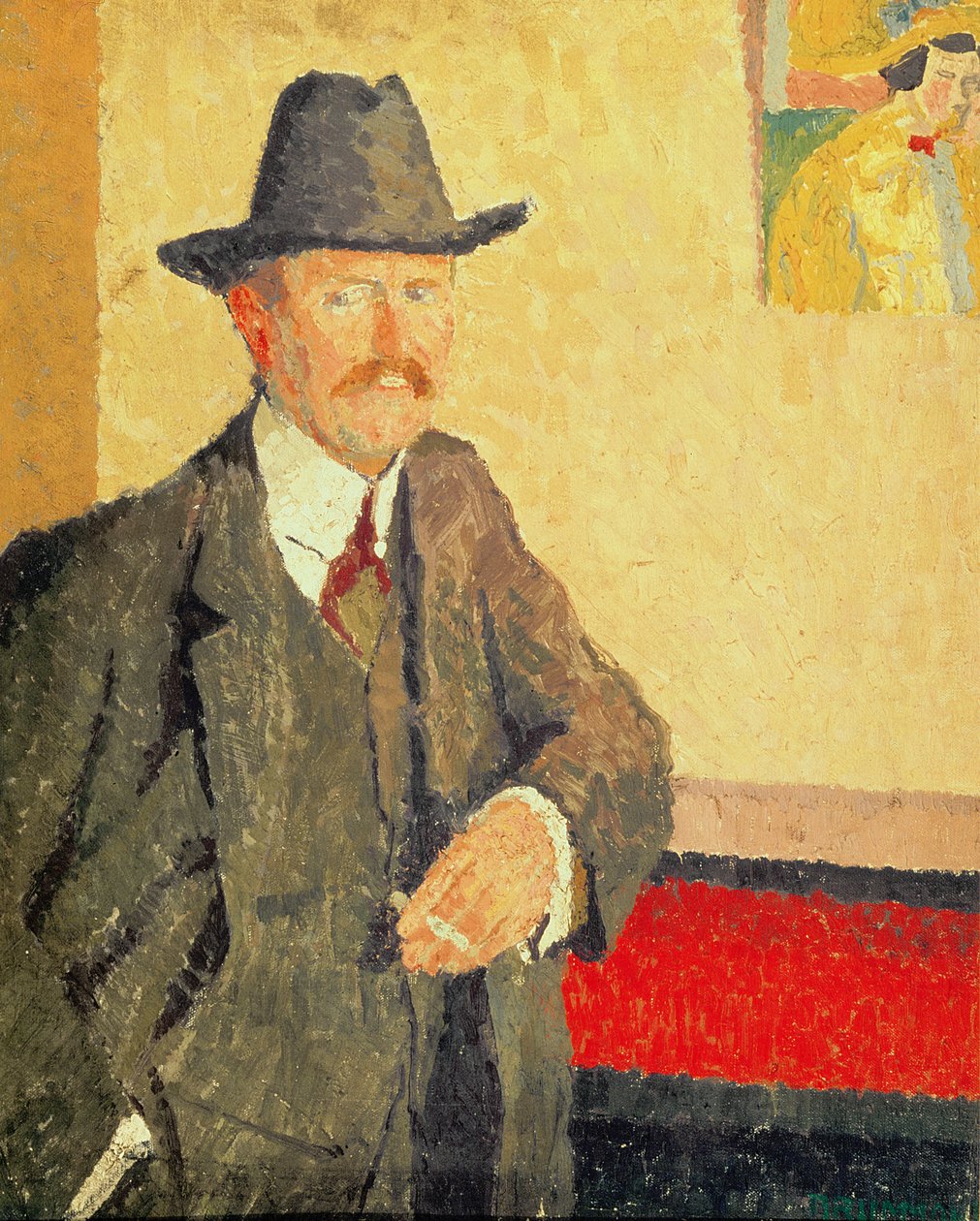 ಚಾರ್ಲ್ಸ್ ಗಿನ್ನರ್ ಅವರ ಭಾವಚಿತ್ರ, c.1911 ಟರ್ಕ್ by Malcolm Drummond