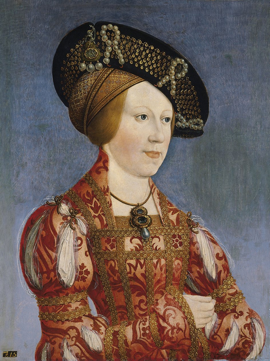 Bohemyalı Anna ve Macaristan 1503-1547, 1519 by Maler zu Schwaz