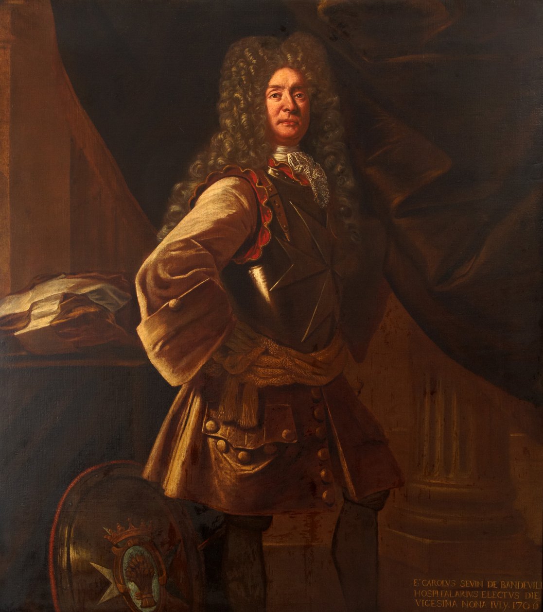 Carolus Sevin de Bandeville, 1706  by Maltese School