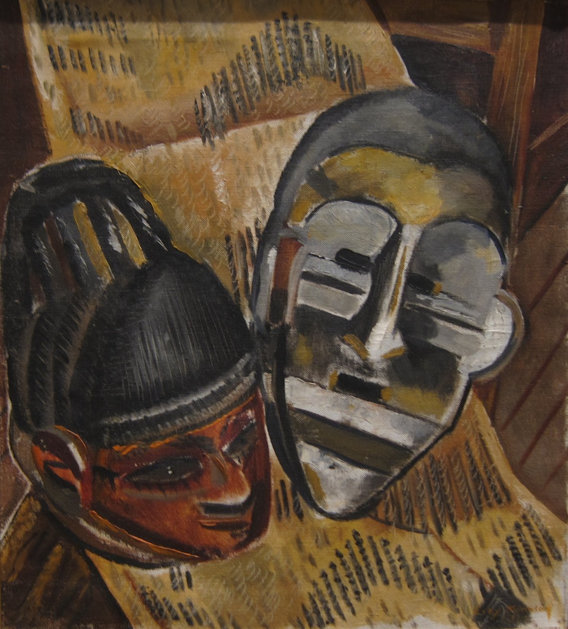 siyah maskeler by Malvin Gray Johnson